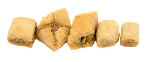 Baklava Sweet, Bitesize Baklawa, 24 Pieces, Chateau de Mediterranean, Gift Box With Ribbon 300g