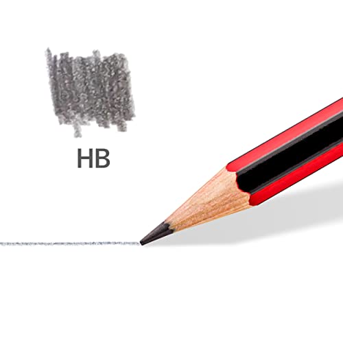 STAEDTLER 110-HB Tradition Graphite Pencil for Drawing & Sketching - HB (Box of 12) (Pack of 2)