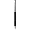 Parker Jotter Originals Fountain Pen, Classic Black Finish, Medium Nib, Blue & Black Ink