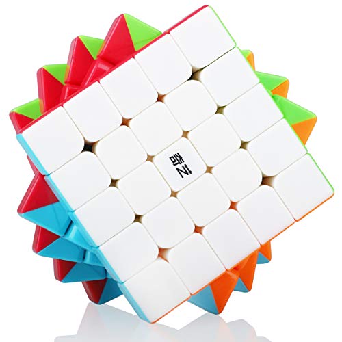 5x5 5x5x5 Cube,Speed Magic Cube 5x5,Easy Turning 3D Puzzle Cube Games Brain Teaser Toy Gift Stocking Filler for Kids(Stickerless)