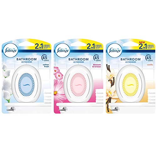 1 x Single Triple Pack Febreze 2in1 Bathroom and Small Spaces Air Freshener 7.5 ml.