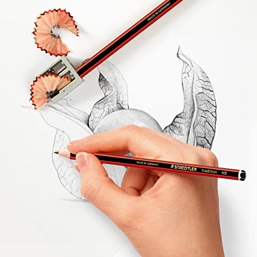 STAEDTLER 110-HB Tradition Graphite Pencil for Drawing & Sketching - HB (Box of 12) (Pack of 2)