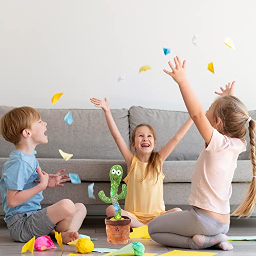 Ava's Toys Dancing Cactus Voice Recorder Baby Toys - Plush Toys Singing Cactus Toy,Toys- Repeat What You Say Talking Cactus