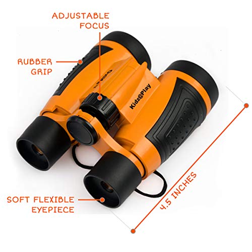 Adventure Kidz - Outdoor Exploration Kit, Children?s Toy Binoculars, Torch, Compass, Whistle, Magnifying Glass, Backpack. Great Kids Gift Set for