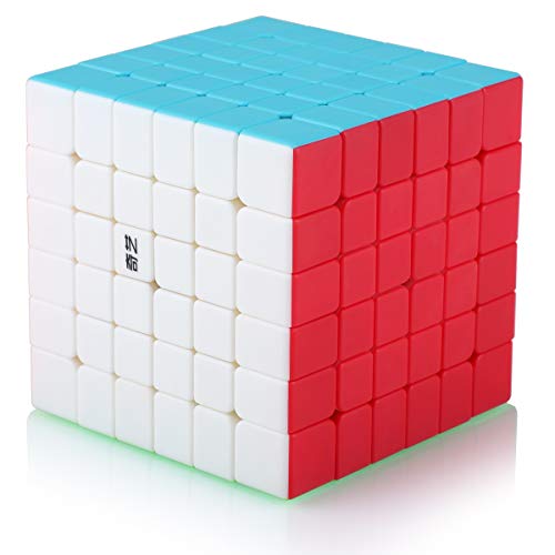 6x6 6x6x6 Cube,Speed Magic Cube 6x6,Easy Turning 3D Puzzle Cube Games Toy Gift for Kids Adults(Stickerless)
