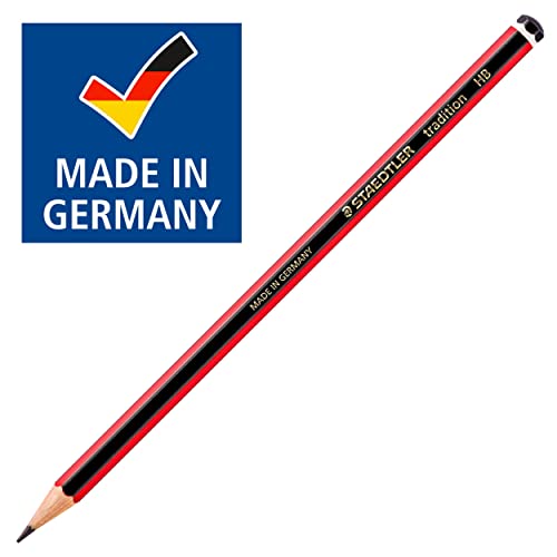 STAEDTLER 110-HB Tradition Graphite Pencil for Drawing & Sketching - HB (Box of 12) (Pack of 2)