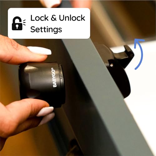 BABYGO? Magnetic Child Safety Cupboard Locks for Children 10 Locks, 2 Keys & 8 Free Corner Protectors Baby Proofing Kitchen Cabinets & Drawers Easy 30