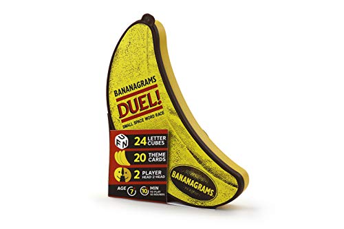 BANANAGRAMS | Bananagrams Duel | Word Game | Ages 7+ | 2 Players | 10+ Minutes Playing Time