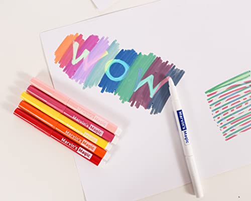 Marvin's Magic - Amazing Magic Pens - Colour Changing Magic Colouring Pens Set - Create 3D Lettering or Write Secret Messages - Magical Art Supplies