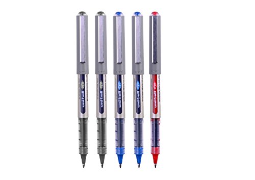 uni-ball UB-157 Eye Rollerball Pens. Premium Fine 0.7mm Ballpoint Tip for Super Smooth Handwriting, Drawing, Art, Crafts and Colouring. Fade and Water