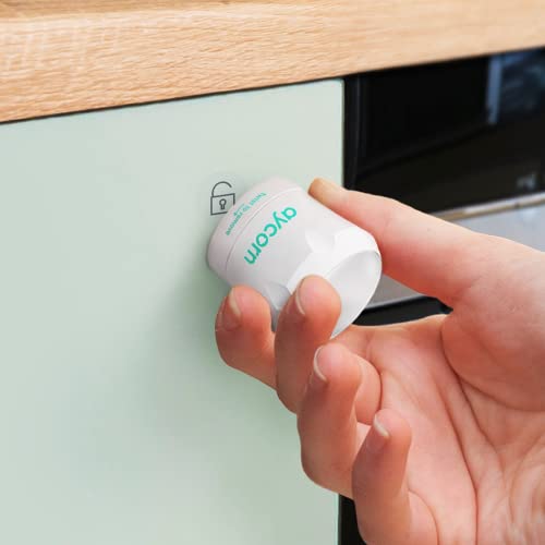 AYCORN? Magnetic Safety Cupboard Locks for Children [10 Locks & 2 Keys] Child & Baby Safety Proofing for Kitchen, Cabinets and Drawers, 30 Second