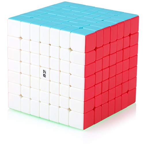 7x7 7x7x7 Magic Cube,Speed Cube 7x7,Easy Turning 3D Puzzle Cube Games Toy Gift for Kids Adults(Stickerless)