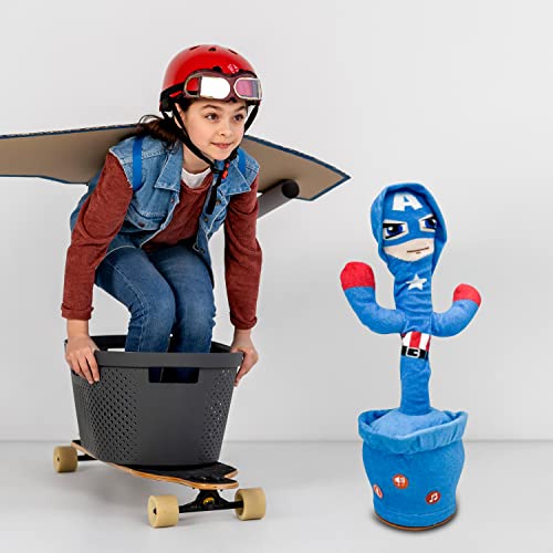 Ava's Toys Dancing Cactus - Plush Toys Singing Cactus Toy,Toys-Baby Toys, Repeat What You Say Talking Cactus,Superhero Toy