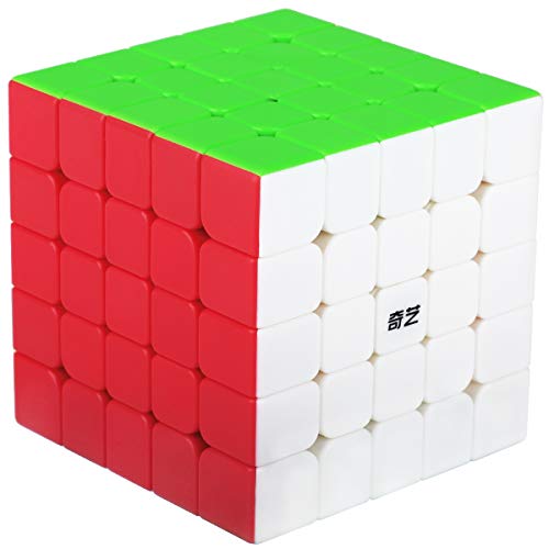 5x5 5x5x5 Cube,Speed Magic Cube 5x5,Easy Turning 3D Puzzle Cube Games Brain Teaser Toy Gift Stocking Filler for Kids(Stickerless)