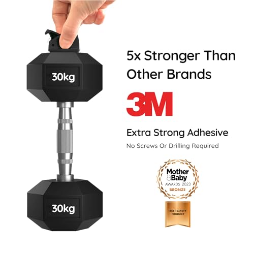 BABYGO? Magnetic Child Safety Cupboard Locks for Children 10 Locks, 2 Keys & 8 Free Corner Protectors Baby Proofing Kitchen Cabinets & Drawers Easy 30