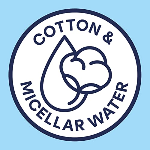 Andrex Classic Clean Washlets - 12 Packs - Flushable Toilet Tissue Wet Wipes with Micellar Water - Biodegradable & Plastic-Free - Use with regular