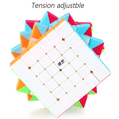6x6 6x6x6 Cube,Speed Magic Cube 6x6,Easy Turning 3D Puzzle Cube Games Toy Gift for Kids Adults(Stickerless)