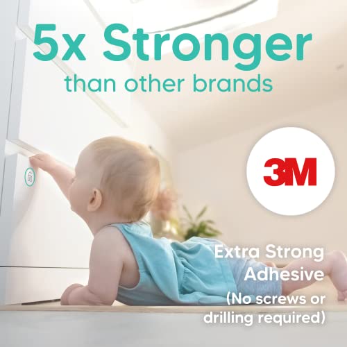 AYCORN? Magnetic Safety Cupboard Locks for Children [10 Locks & 2 Keys] Child & Baby Safety Proofing for Kitchen, Cabinets and Drawers, 30 Second