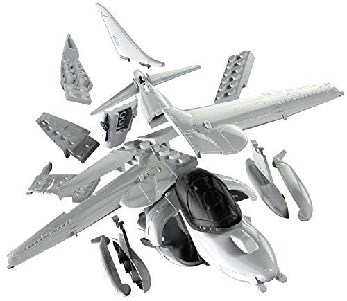 Airfix QUICKBUILD Harrier Aircraft Model Kit - Construction Toys for 6+ Year Old Boys - Airplane Starter Kit for Kids - Easy Build Model with No Glue