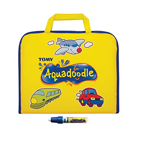 Aquadoodle Colour Doodle Bag Travel Water Doodle Mat, Official TOMY No Mess Colouring & Drawing Game, Suitable for Toddlers and Children - Boys &