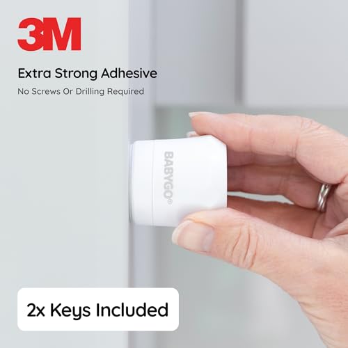 BABYGO? Premium [2] Replacement Magnetic Keys | Spare Kitchen Cupboard Locks for Children | Baby Safety Child Proof Cabinets and Drawers
