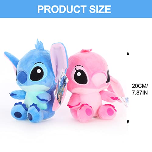2pcs Stitch Plush Toy Soft Cute Stitch Stuffed Doll for Kids Soft Plush Toys Cuddly Doll Home Decoration Cartoon Children's Soft Toys For Boys And