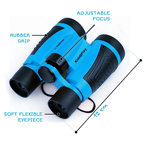 Adventure Kidz - Outdoor Exploration Kit, Children?s Toy Binoculars, Torch, Compass, Whistle, Magnifying Glass, Backpack. Great Kids Gift Set for