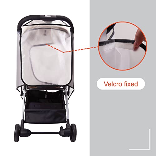 Bemece Universal Rain Cover for Pushchair Stroller Buggy Pram, Baby Travel Weather Shield