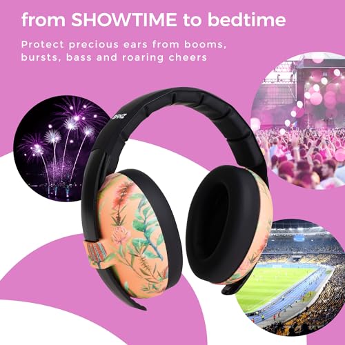 Banz Bubzee Baby Ear Defenders 0-36 Months, Noise Cancelling Headphones for Kids