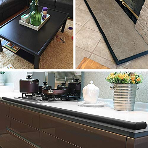 Baby Corner Guards, Fairy Baby 17Pcs Baby Proofing Kit Child Safety 1 Edge Protection 19.68 ft + 8 Corner Protectors +2 Cabinet Latch Locks + 4