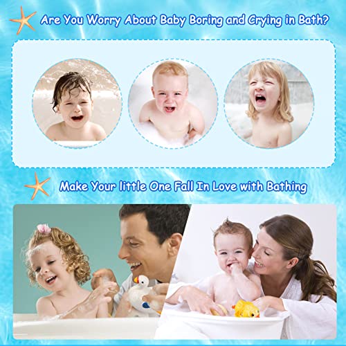 BelleStyle Baby Bath Toys, Swimming Pool Toy for Toddlers Kids, Floating Watering Bath Toys Wind Up Clockwork Bathtub Toy Game for Children Babies