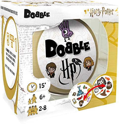 Asmodee | Harry Potter Dobble | Card Game | Ages 6+ | 2-8 Players | 15 Minutes Playing Time