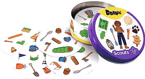 Asmodee | Dobble Scouts | Card Game | Ages 6+ | 2-8 Players | 15 Minutes Playing Time