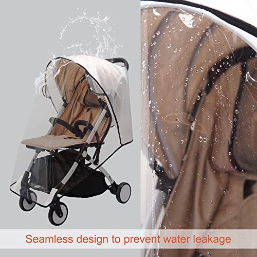 Bemece Universal Rain Cover for Pushchair Stroller Buggy Pram, Baby Travel Weather Shield
