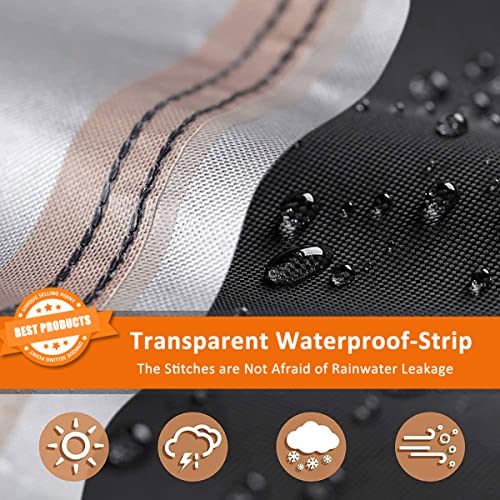 Icetimer Upgraded Egg Chair Covers Waterproof,Patio Hanging Standing Egg Chair Cover Windproof Heavy Duty Large,Cover for Egg Chair Single,Garden