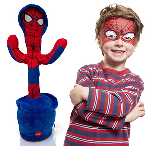 Ava's Toys Dancing Toy ? Interactive Superhero Robot Spider ? Singing and Dancing Baby Talking Toy ? 120 Songs Talking Blue Toy for Boys and Girls ?