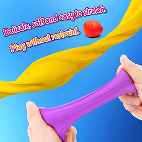 Air Dry Clay 27 Colors, Modelling Clay for Kids, DIY Molding Magic Clay for with Tools, Craft Kit for Kids Boys Girls, Toys Gifts for Age 3 4 5 6 7 8+