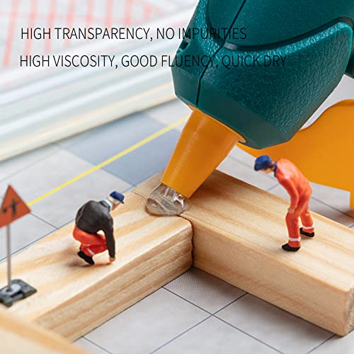 BEEWAY Glue Gun Sticks ? 7.0mm, Pack 125 7mm x 100mm Hot Glue Sticks for Glue Guns, Premium A+, SGS Approved