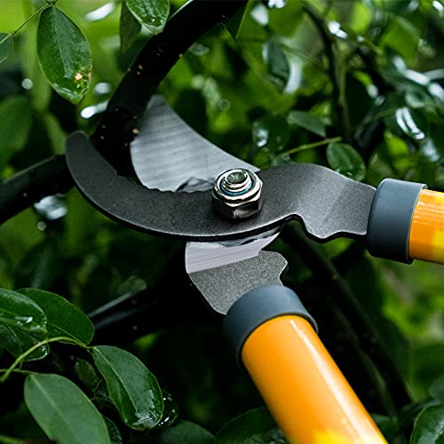 AIRAJ Bypass Loppers, More Power Less Effort Branch Lopper, Hardened Steel Blades with Non-Stick Coating,Bypass Loppers and Tree Trimmer Length: 38.5