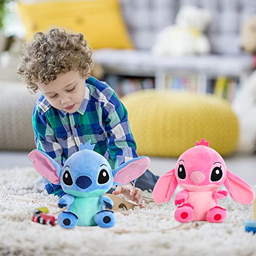 2pcs Stitch Plush Toy Soft Cute Stitch Stuffed Doll for Kids Soft Plush Toys Cuddly Doll Home Decoration Cartoon Children's Soft Toys For Boys And