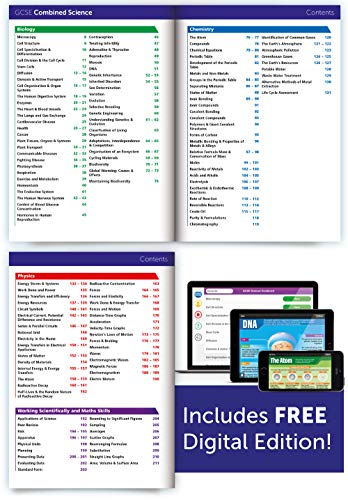 GCSE English, Maths (Foundation) & Science Revision Guide Pack (Daydream Education) - FREE digital editions with 1,600+ English & Maths assessment