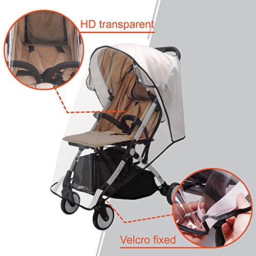 Bemece Universal Rain Cover for Pushchair Stroller Buggy Pram, Baby Travel Weather Shield