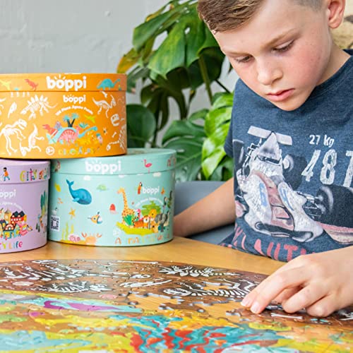 Animals of the World Jigsaw Kids Round Puzzle for Children Age 5-8 Year Olds - 100% Recycled Card 150 Piece Animal Jigsaw Puzzles for Kids 5+ Years