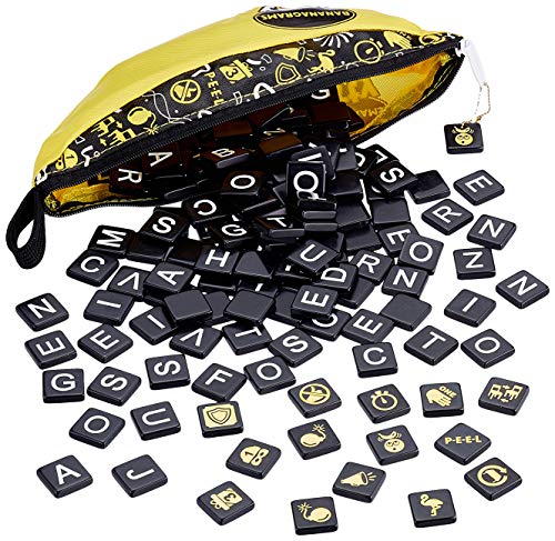 BANANAGRAMS | Bananagrams Party Edition | Word Game | Ages 10+ | 2-8 Players | 15 Minutes Playing Time