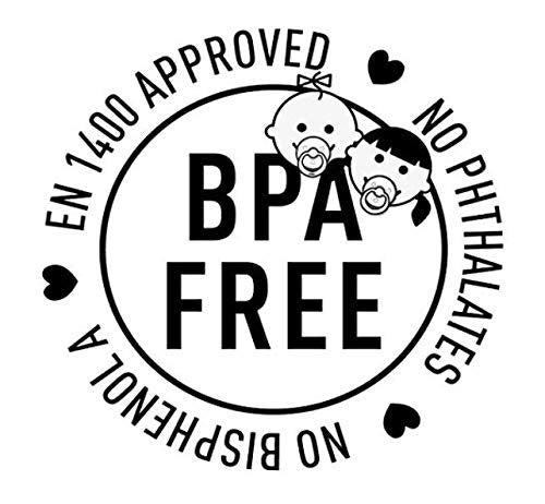 BIBS Colour Soother 2-Pack, BPA Free Dummy Pacifier, Symmetrical Nipple. Natural Rubber Latex, Made in Denmark, Size 2 (6-18 Months), Dusky Lilac