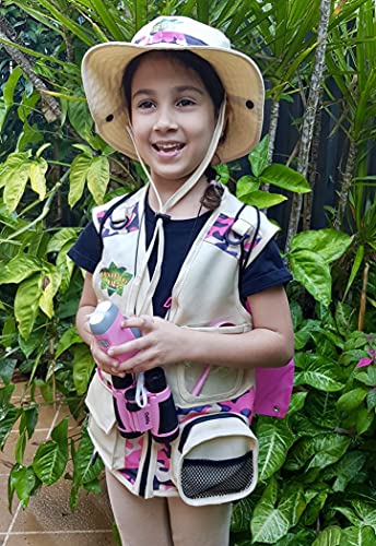 Adventure Kidz - Outdoor Exploration Kit, Children?s Toy Binoculars, Flashlight, Compass, Whistle, Magnifying Glass, Backpack. Great Kids Gift Set for