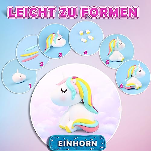 Air Dry Clay 42 Colors, Modelling Clay for Kids, DIY Molding Magic Clay for with Tools, Craft Kit for Kids Boys Girls, Toys Gifts for Age 3 4 5 6 7 8+