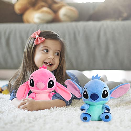 2pcs Stitch Plush Toy Soft Cute Stitch Stuffed Doll for Kids Soft Plush Toys Cuddly Doll Home Decoration Cartoon Children's Soft Toys For Boys And