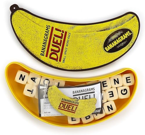 BANANAGRAMS | Bananagrams Duel | Word Game | Ages 7+ | 2 Players | 10+ Minutes Playing Time