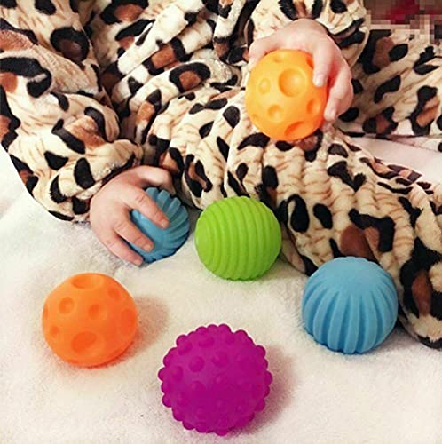 A to Z 61017 My First Baby Multi Textured Sensory Soft Balls, multicolor